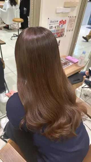 ロング カラー レイヤーカット🪽 𝐼𝐾𝑈𝑀𝐼のヘアスタイル