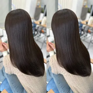 ロング 髪質改善🩵縮毛矯正 代々木/木下のヘアスタイル