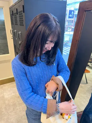 セミロング SIKI yuuna レイヤーカット🪽のヘアスタイル