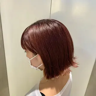 ショート カラー Maya川越/ エクステ/ハイトーンのヘアスタイル