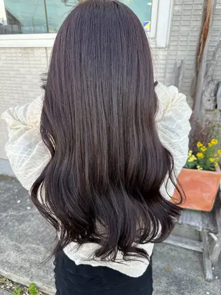 ロング 木村 彩花のヘアスタイル