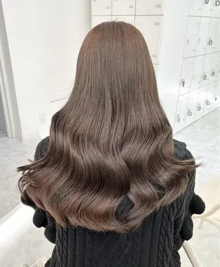 ロング カラー 𓏸レイヤー髪質改善 透けカラーカノン🫧のヘアスタイル