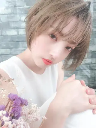 ショート カラー オタク美容師🎮 AKARIのヘアスタイル