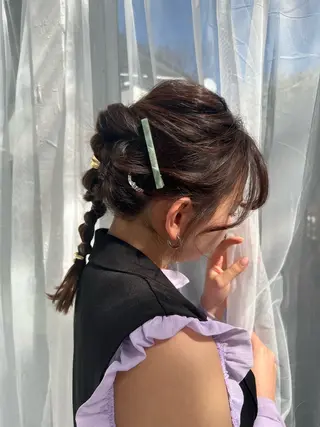 ヘアアレンジ mizuki ,のヘアスタイル