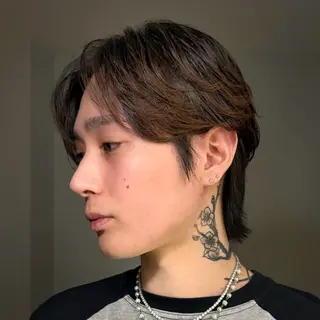 メンズ センターパート特化/ メンズカット/ヒロキのヘアスタイル