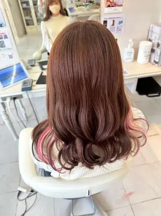 ロング 艶髪/酸性ストレート /髪質改善/内村麻衣のヘアスタイル