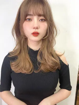 ミディアム カラー 似合わせレイヤー 🇰🇷荒木洋文のヘアスタイル