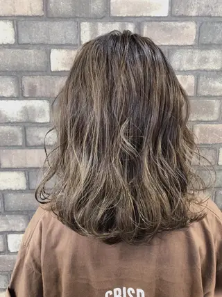 ミディアム カラー 髪質改善/レイヤー ストウシンゴのヘアスタイル