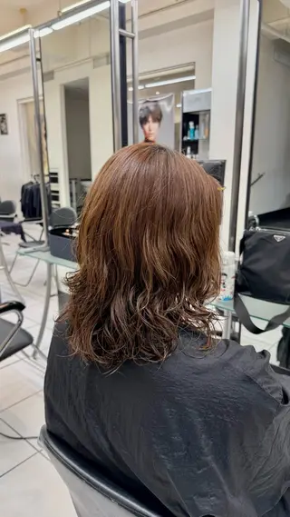 ミディアム パーマ akari / ミディアムパーマのヘアスタイル