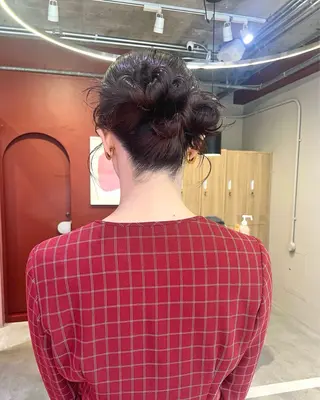 ヘアアレンジ レイヤーカット🍏 オリーブ/ののかのヘアスタイル