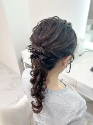 ロング ヘアアレンジ ヘアセット専門店 Rのヘアスタイル