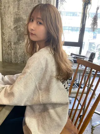 ロング カラー Pia ツボイ ケイタのヘアスタイル