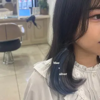 ミディアム ギャルエクステ/横浜 ハイトーン/なつみのヘアスタイル