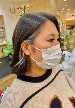 ミディアム 宇賀 芹加のヘアスタイル