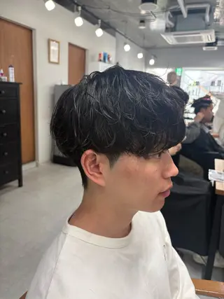 パーマ メンズ メンズパーマ特化 園田　楓莉のヘアスタイル