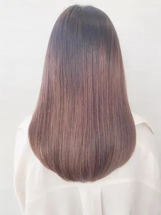 セミロング cnナカオ有松店 山本鷹亨のヘアスタイル