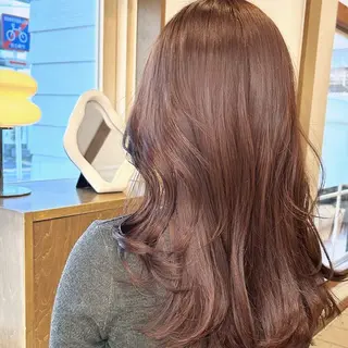 セミロング カラー 透明感カラー×レイヤ ー🧊横田 冴のヘアスタイル