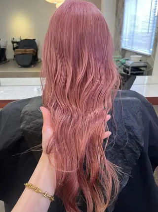 ロング カラー HEW所属・Sanaダブルカラー ✨️パルコ徒歩1分のヘアスタイル