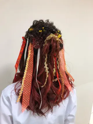 セミロング カラー ヘアアレンジ enurk店 🍋 M I K U  *のその他イメージ