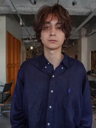 パーマ YUJIN 似合わせメンズカットのヘアスタイル