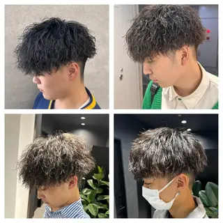 パーマ メンズ 🔥フェザーパーマ 特化🔥勇斗のヘアスタイル