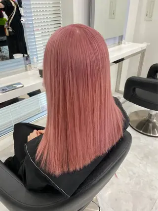 セミロング ブリーチなし暖色特化 ❤️kanata❤️のヘアスタイル