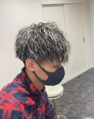 カラー メンズ 和歌山ランキング1位 井開のヘアスタイル