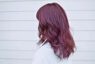 ミディアム カラー 信原 獎人のヘアスタイル