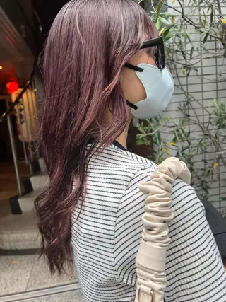 ロング カラー ヘアアレンジ 🫧髪質改善/縮毛 矯正/RIKOのヘアスタイル