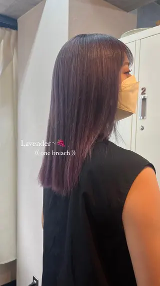 セミロング カラー YUZUKI 🌙のヘアスタイル