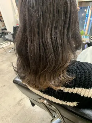 セミロング カラー 似合わせレイヤー カット/KANNAのヘアスタイル