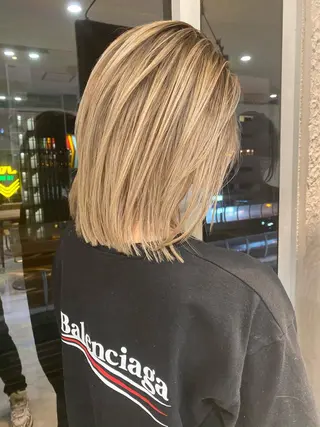 ミディアム welring hair salonのヘアスタイル