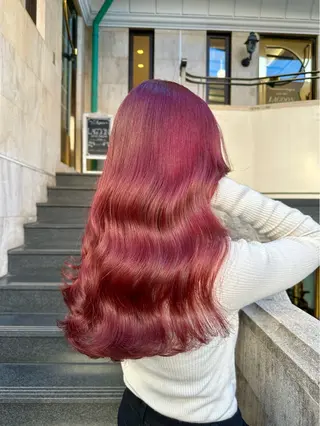 ロング カラー 韓国系レイヤー特化 hiroのヘアスタイル
