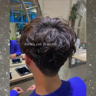 ショート パーマ メンズ メンズ特化🔮 笠原慧のヘアスタイル