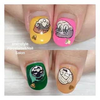 ショート ネイル 👑enen style👑のネイルデザイン