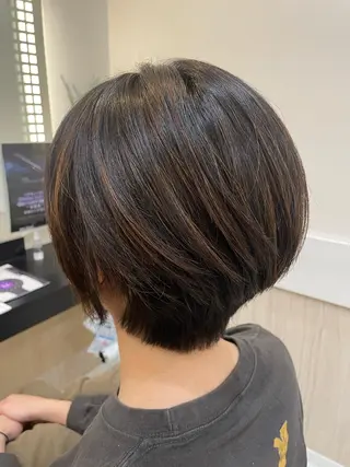 ショート カラー ヘアアレンジ リリー /Men's/パーマのヘアスタイル