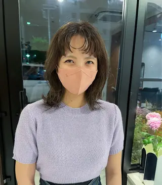 ミディアム 和泉市フルール 吉田　瞬也のヘアスタイル