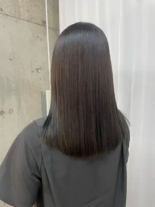 セミロング SHOTO ハイトー ン/ブロンドカラーのヘアスタイル