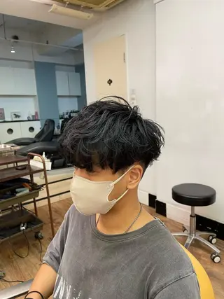 カラー メンズ 川上拓真 ✂︎学芸大学のヘアスタイル