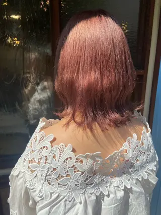 ミディアム 綾/ベージュカラー /パーマ🩰のヘアスタイル