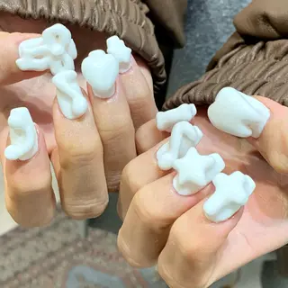 ネイル 0203ムニムサン 💙Sayakaのネイルデザイン