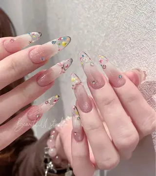 ネイル 長さだし専門店 M2　rikaのネイルデザイン