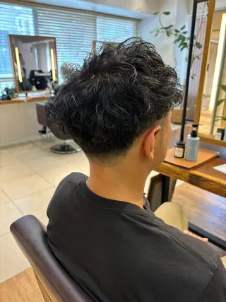 パーマ メンズ サソウ ユリエ🥥のヘアスタイル