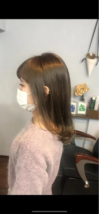 セミロング カラー 🌈美髪✂︎艶色🎨 頭皮改善🍀TAKUのヘアスタイル