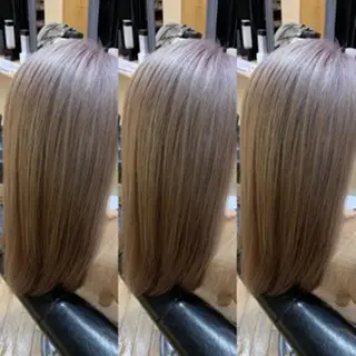 セミロング ✨縮毛矯正✖︎顔周り レイヤー✨ナカムラのヘアスタイル