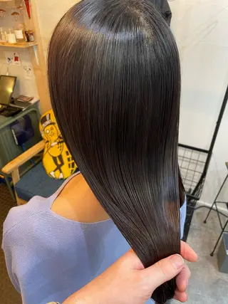 ロング カラー 水素トリートメント/ 髪質改善/ナカノメのヘアスタイル