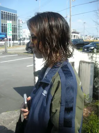 ミディアム パーマ Hair vita所属・Hair vita Namiのヘアスタイル