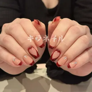 ネイル 🎀kira 長さだし💗モチ最高のネイルデザイン