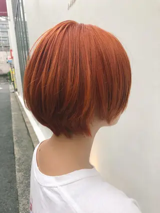 ショート カラー 韓国ヘア🇰🇷 有田裕也のヘアスタイル