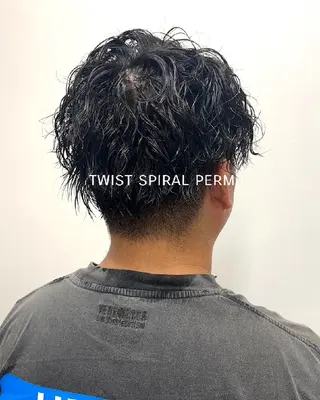 ショート パーマ メンズ Earth八幡西店 momoのヘアスタイル